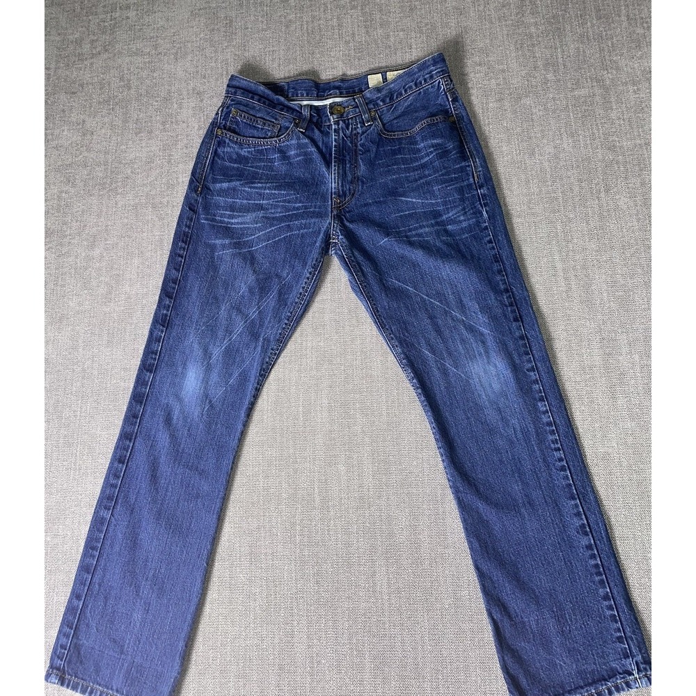 TreVero III Denim Jeans 32x30 Distressed Faded Blue